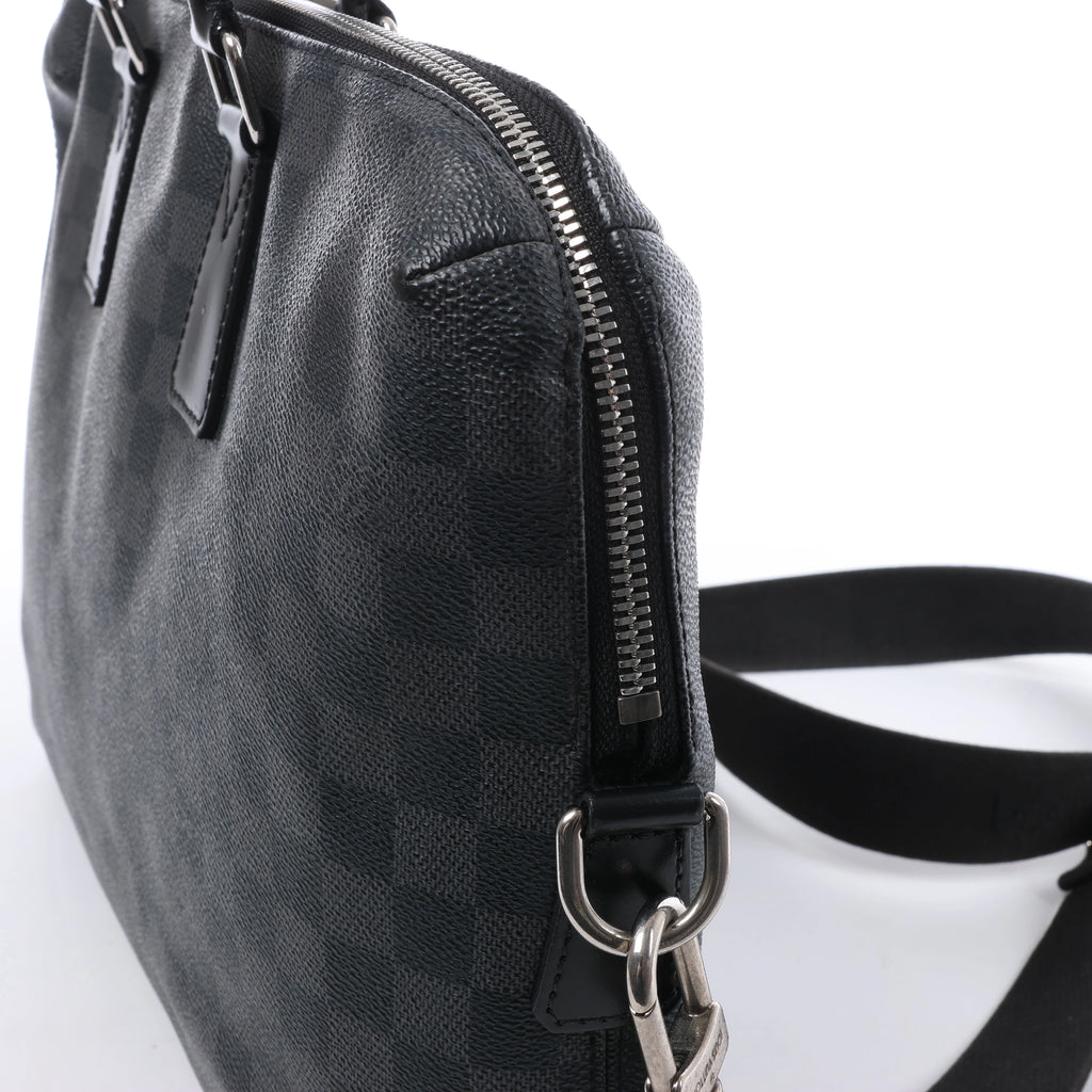 Louis Vuitton Porte Documents Jour Damier Graphite 2Way Handbag in Black N48224