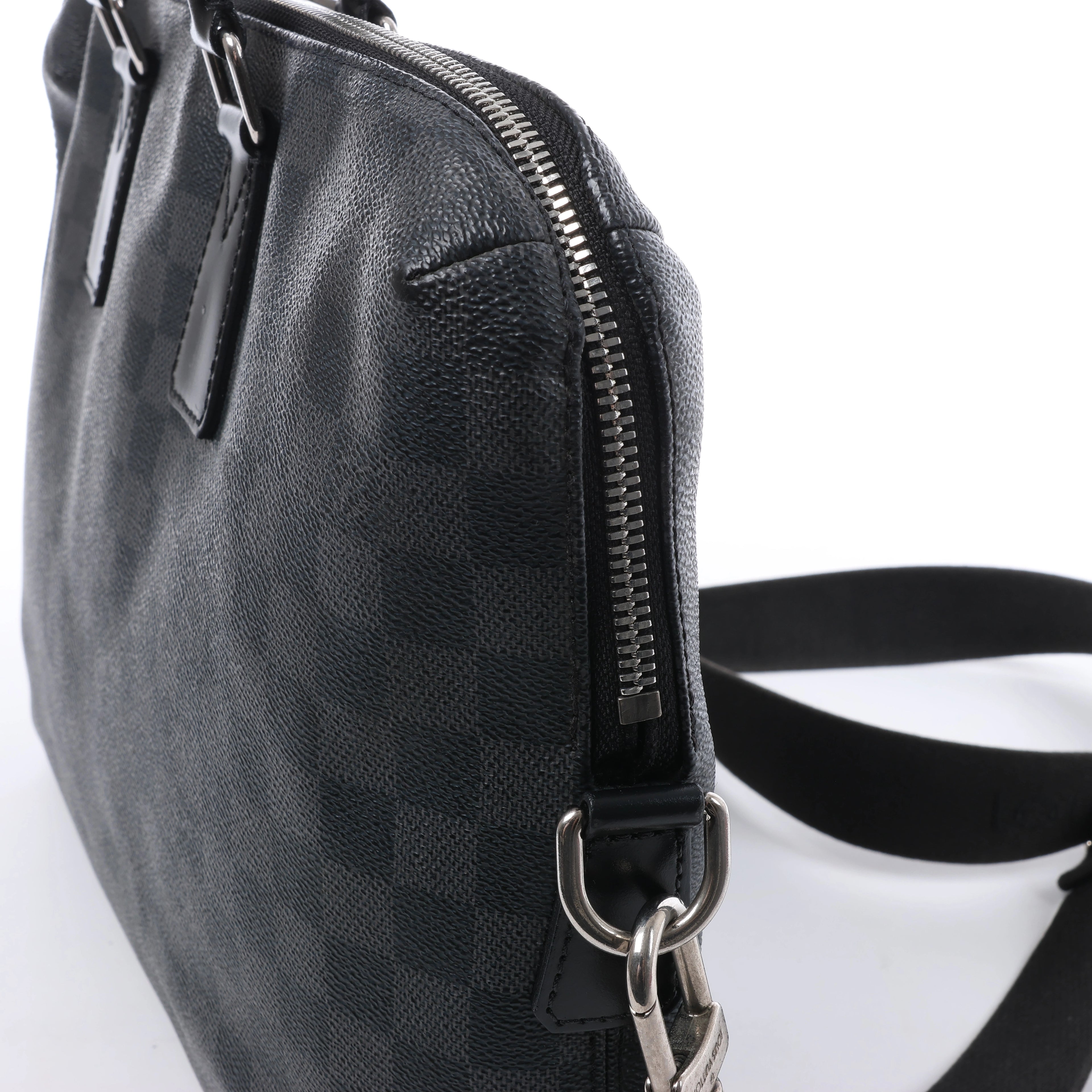 Louis Vuitton Porte Documents Jour Damier Graphite 2Way Handbag in Black N48224