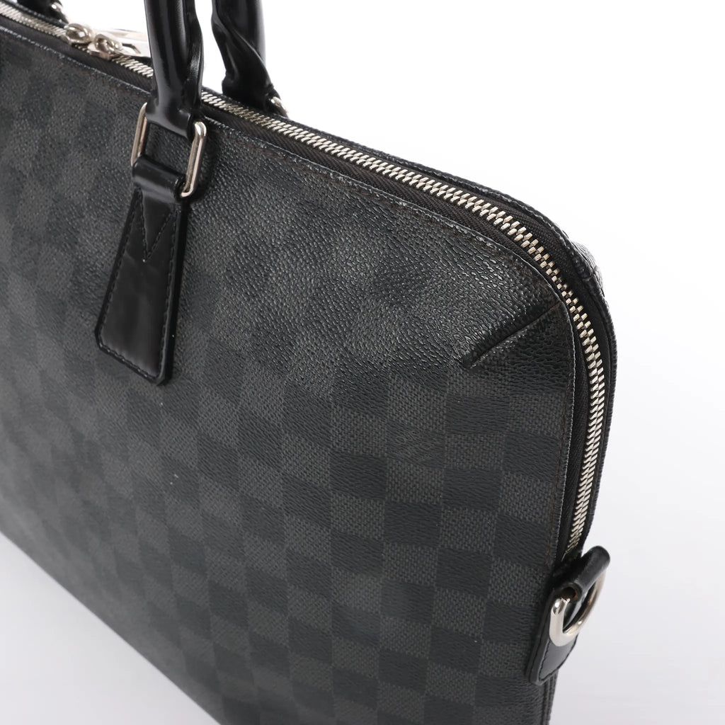 Louis Vuitton Porte-Documents Jour Damier Graphite Handbag in Black N48224