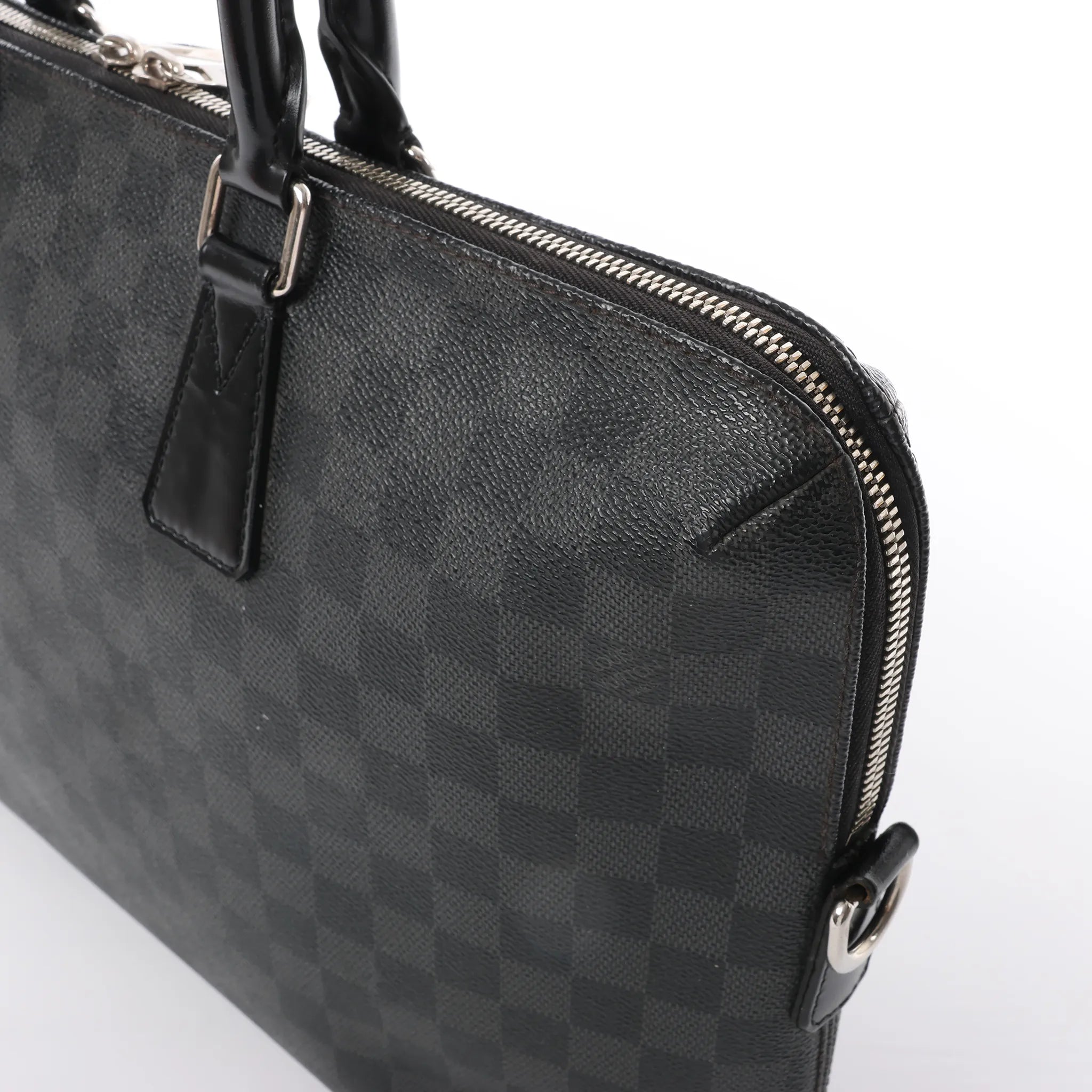 Louis Vuitton Porte-Documents Jour Damier Graphite Handbag in Black N48224