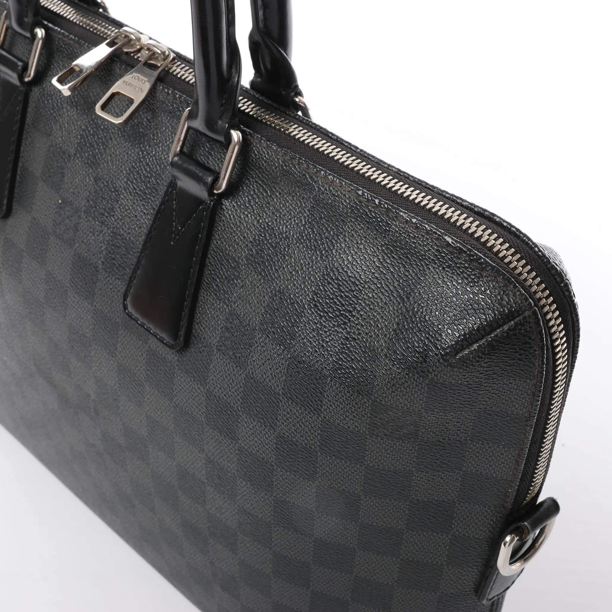 Louis Vuitton Porte-Documents Jour Damier Graphite Handbag in Black N48224