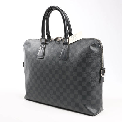 Louis Vuitton Porte-Documents Jour Damier Graphite Handbag in Black N48224