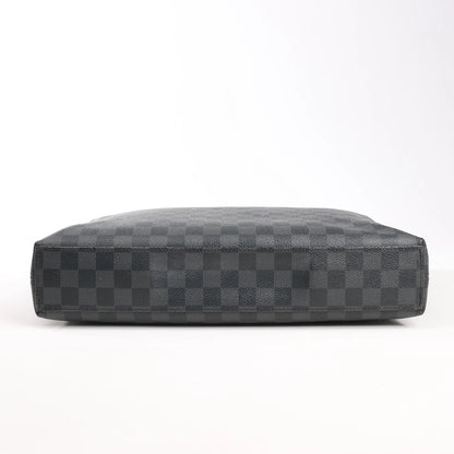 Louis Vuitton Porte-Documents Jour Damier Graphite Handbag in Black N48224