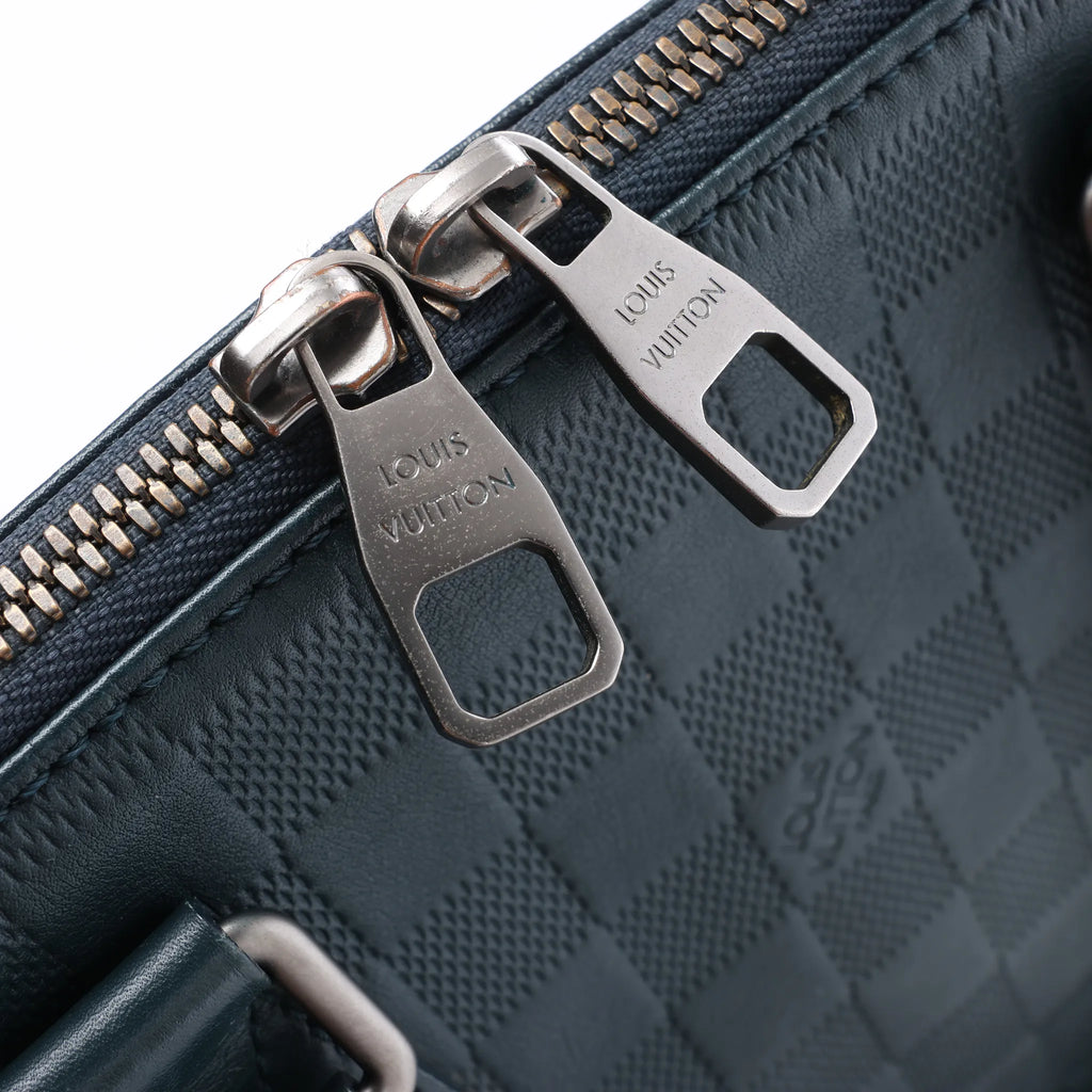 Louis Vuitton Porte-Documents Jour Damier Infini Handbag in Navy Blue N41327