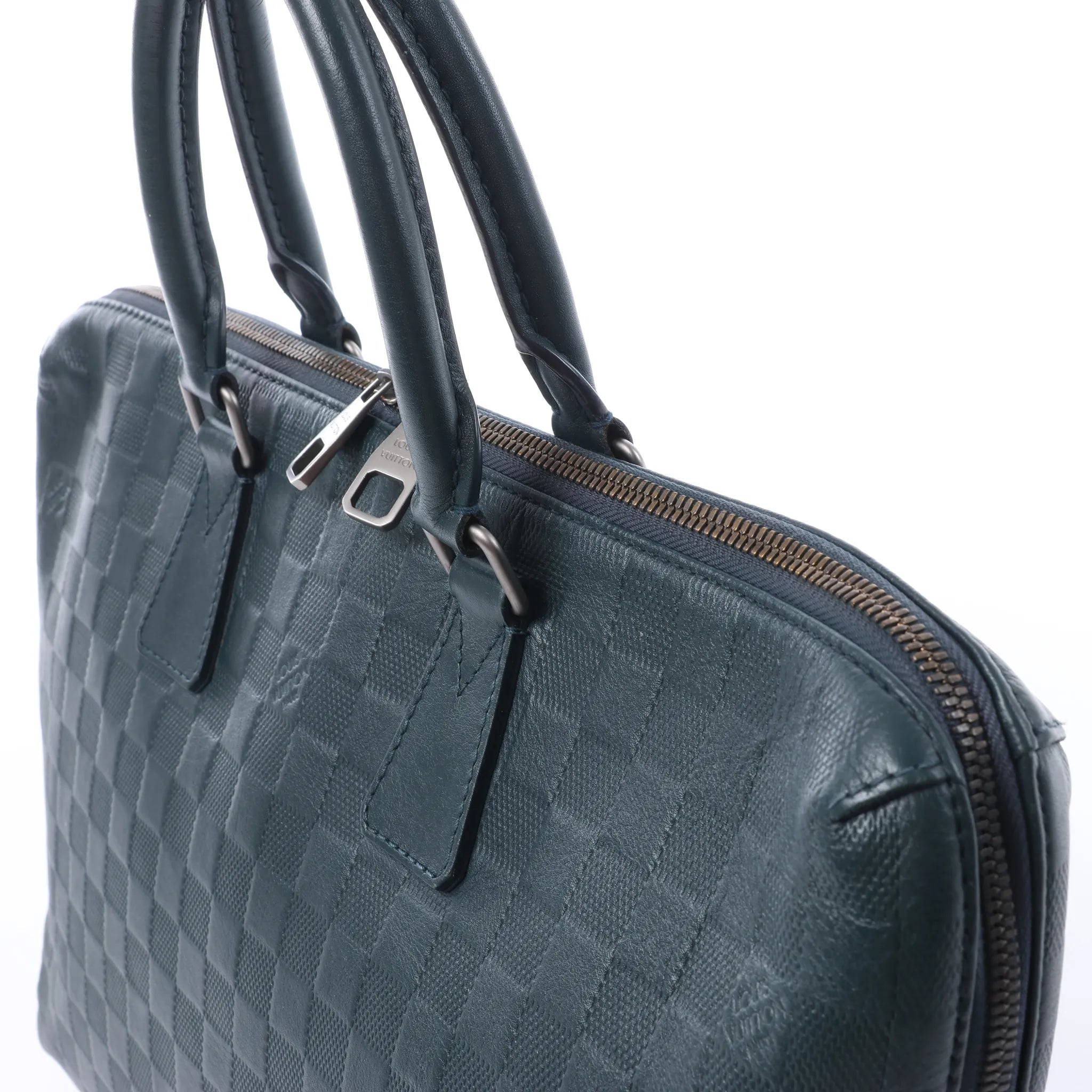 Louis Vuitton Porte-Documents Jour Damier Infini Handbag in Navy Blue N41327