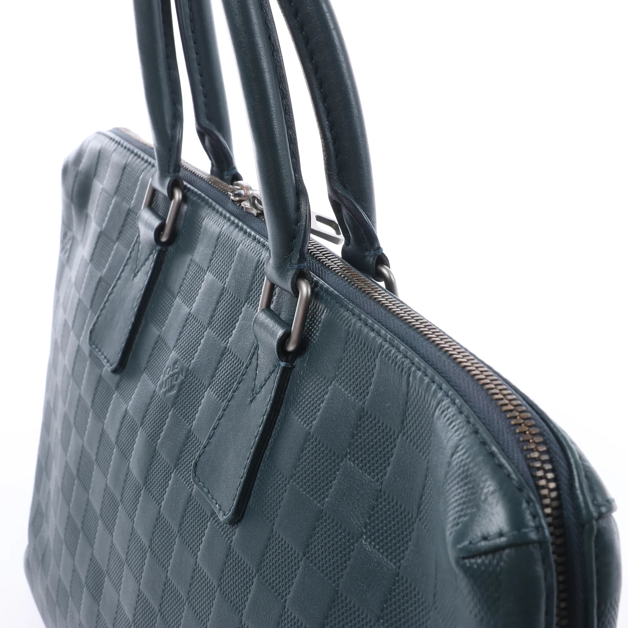 Louis Vuitton Porte-Documents Jour Damier Infini Handbag in Navy Blue N41327