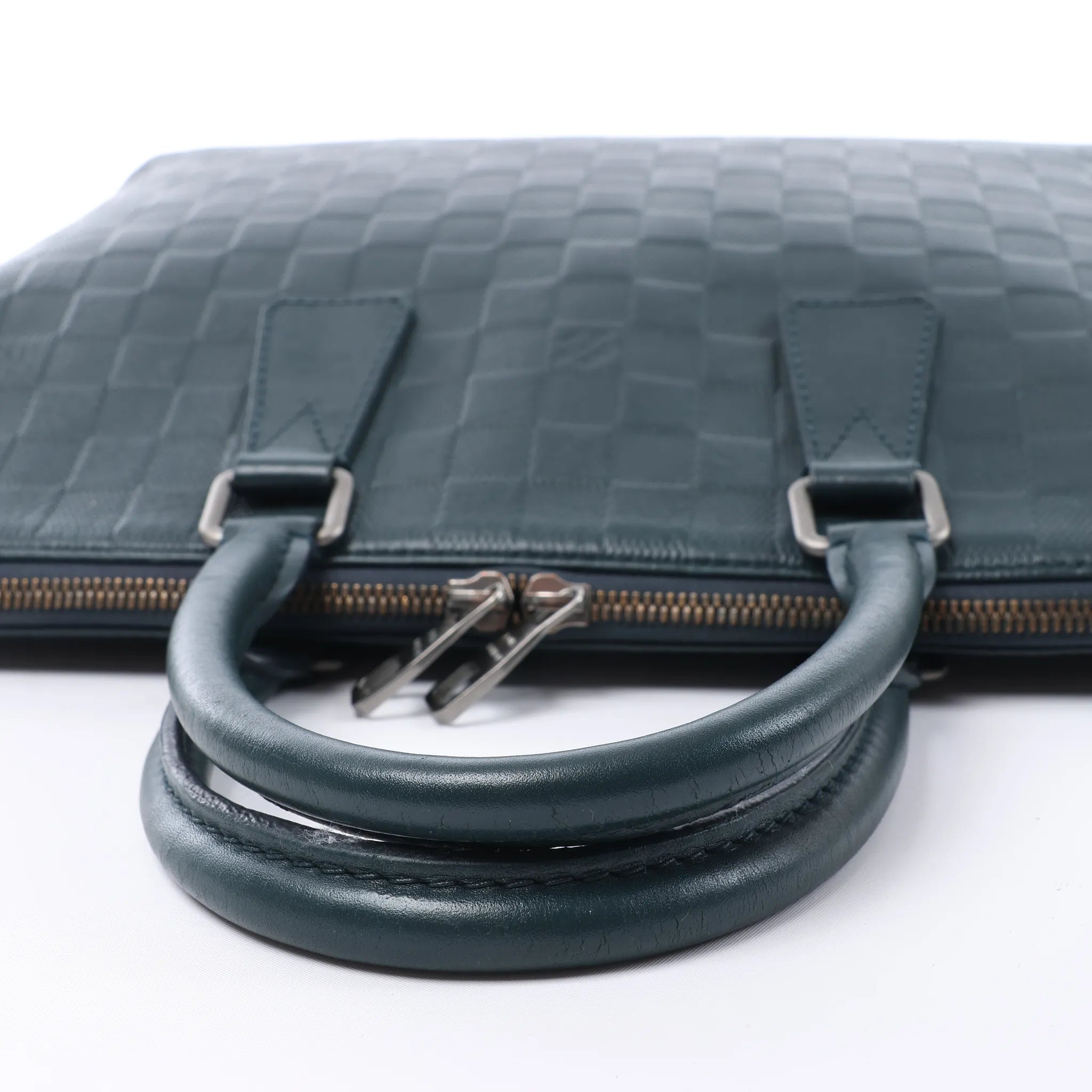 Louis Vuitton Porte-Documents Jour Damier Infini Handbag in Navy Blue N41327