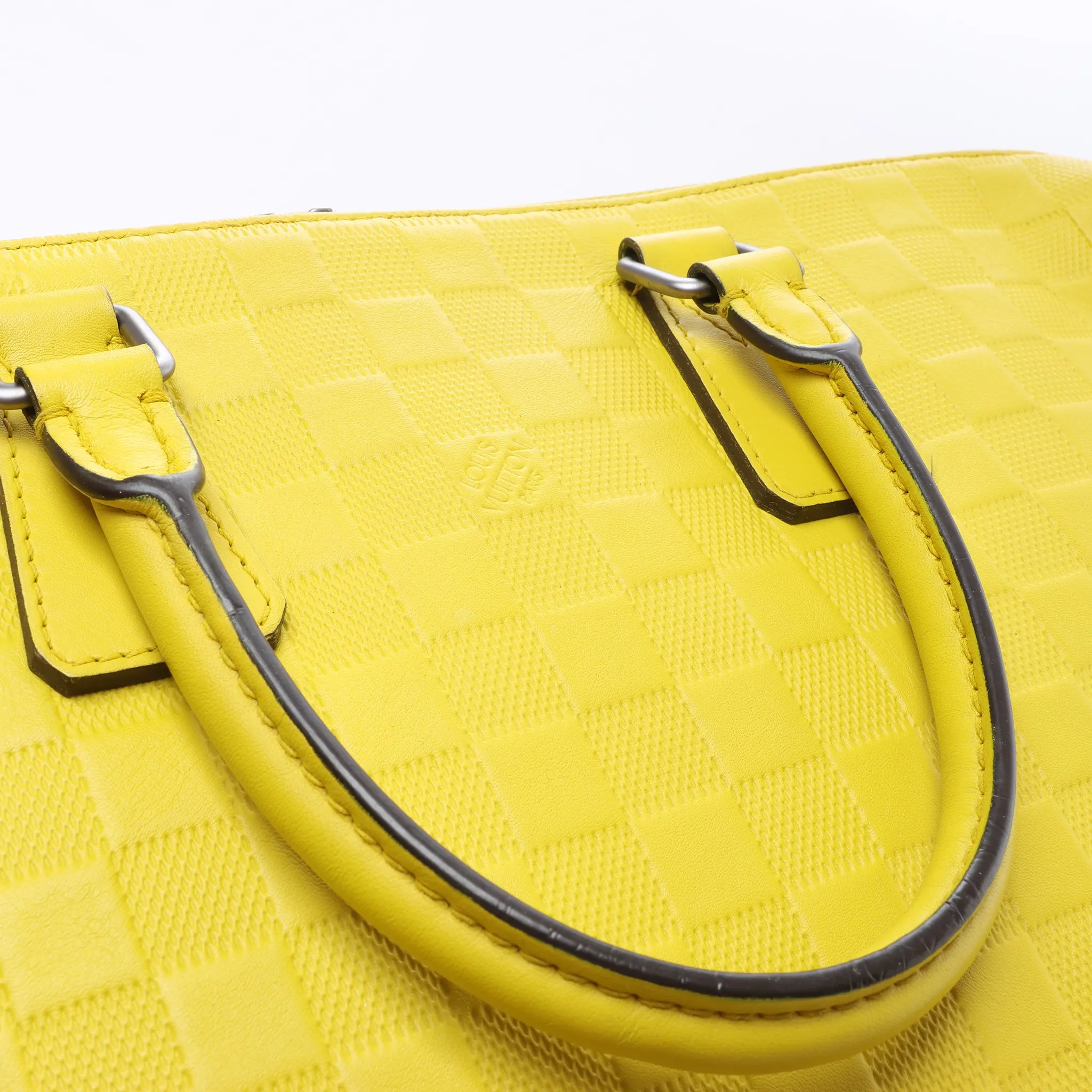 Louis Vuitton Porte-Documents Jour Damier Infini 2Way Handbag in Yellow N41391