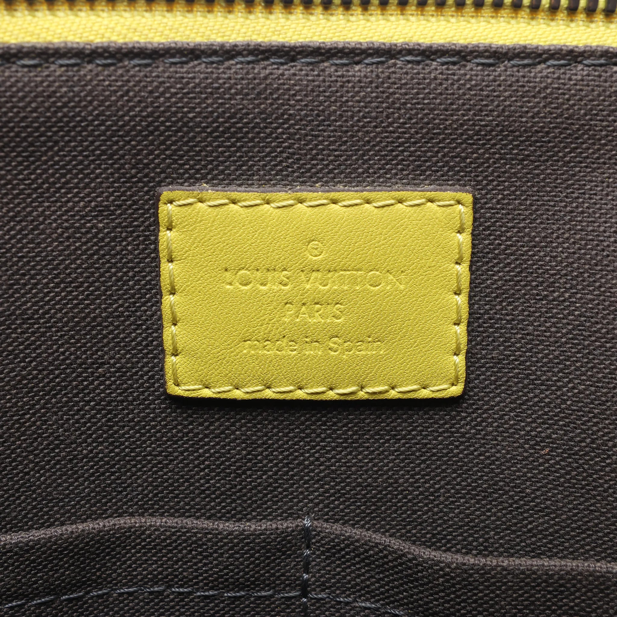 Louis Vuitton Porte-Documents Jour Damier Infini 2Way Handbag in Yellow N41391