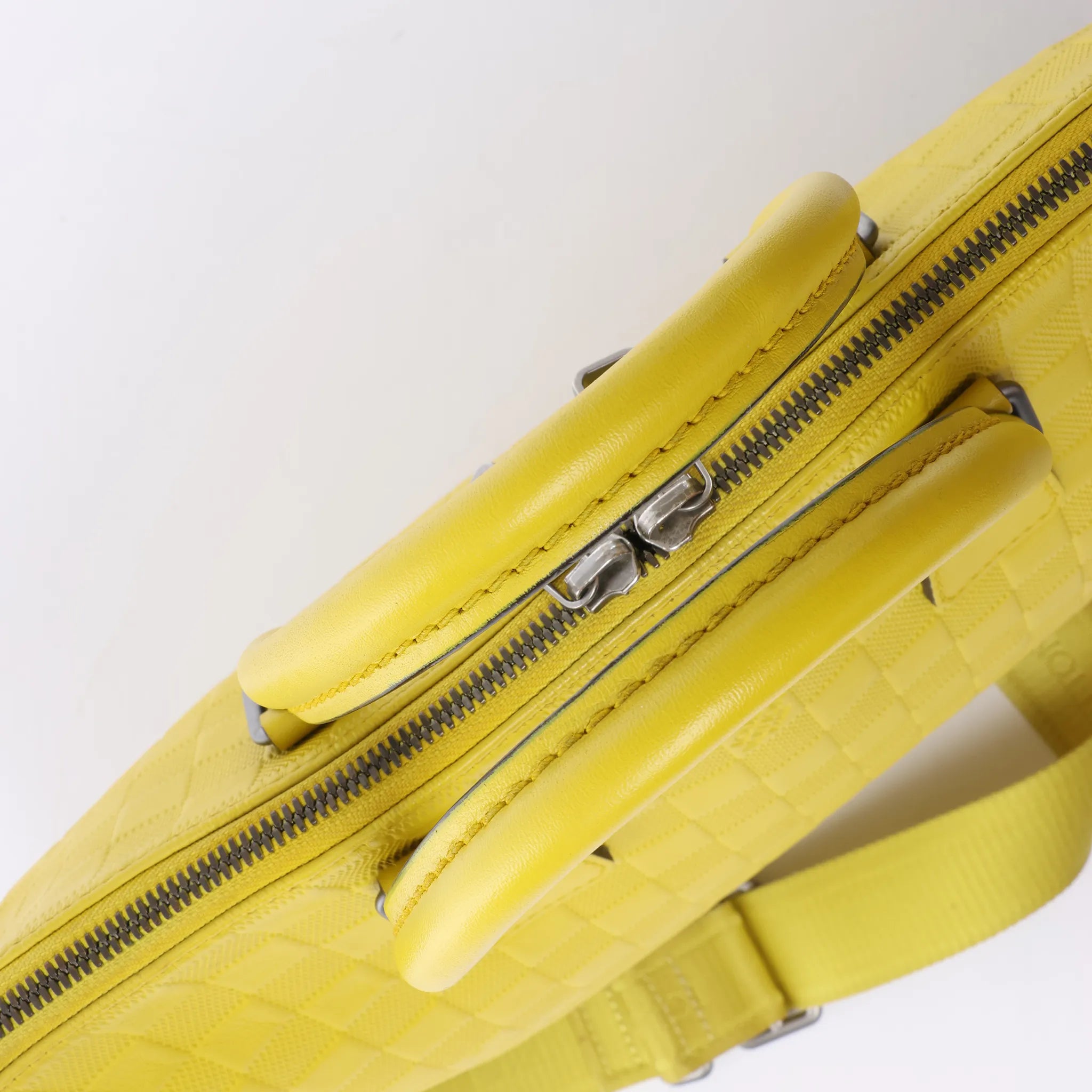 Louis Vuitton Porte-Documents Jour Damier Infini 2Way Handbag in Yellow N41391