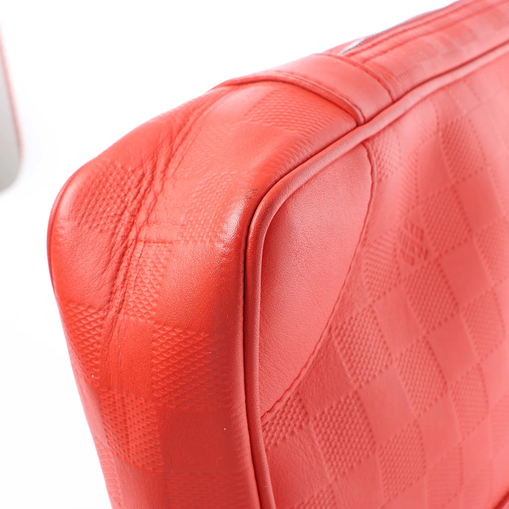 Louis Vuitton Porte Documents Voyages Damier Infini Handbag in Red M56004