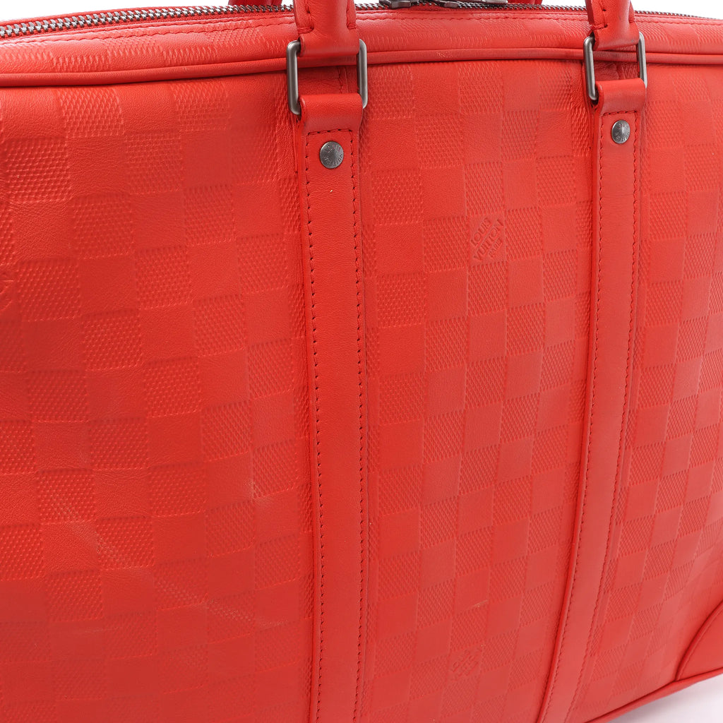 Louis Vuitton Porte Documents Voyages Damier Infini Handbag in Red M56004
