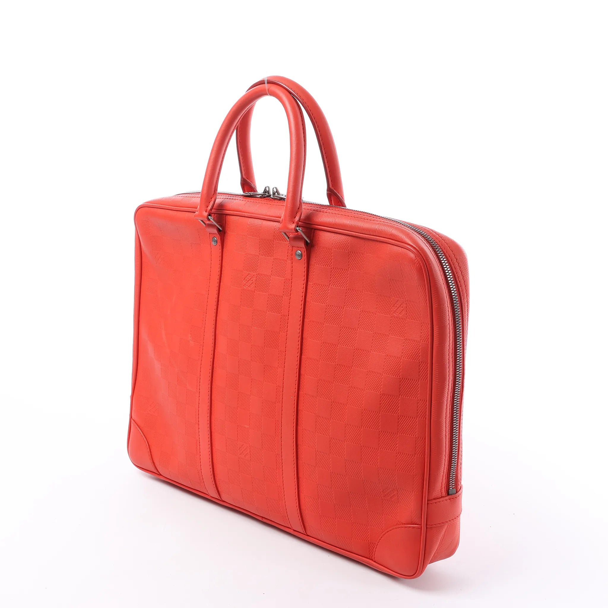 Louis Vuitton Porte Documents Voyages Damier Infini Handbag in Red M56004