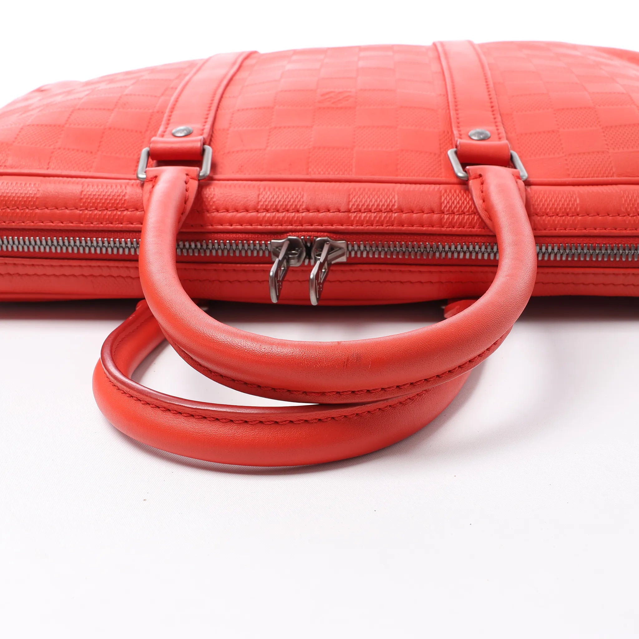 Louis Vuitton Porte Documents Voyages Damier Infini Handbag in Red M56004