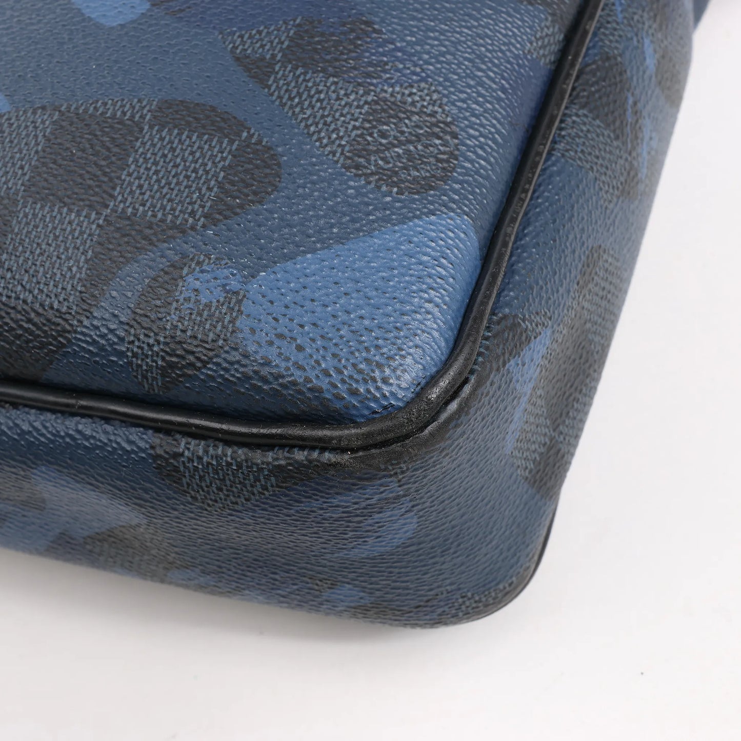 Louis Vuitton Damier Cobalt Camouflage Porte Documents Voyages 2Way Sac à main N41507