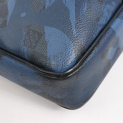 Louis Vuitton Damier Cobalt Camouflage Porte Documents Voyages 2Way Sac à main N41507