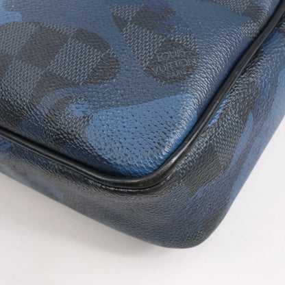 Louis Vuitton Damier Cobalt Camouflage Porte Documents Voyages 2Way Sac à main N41507