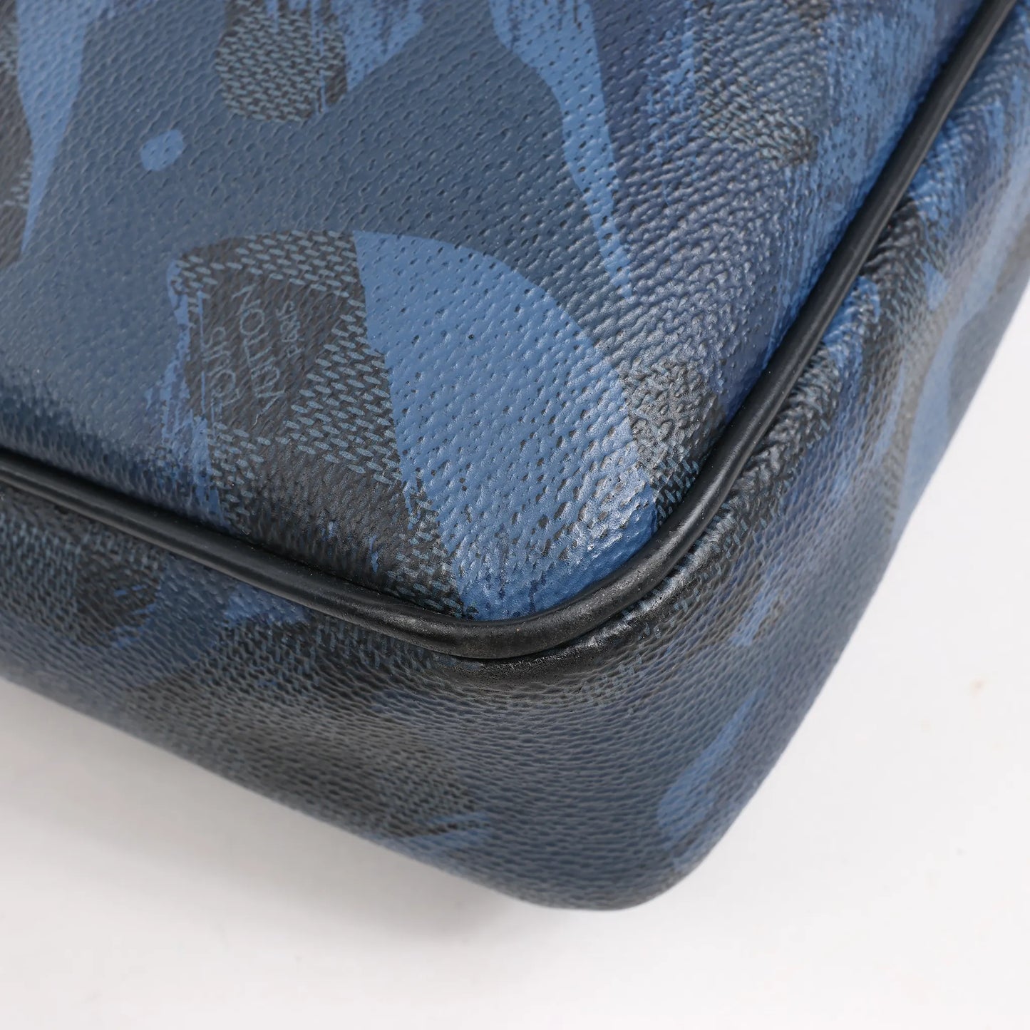 Louis Vuitton Damier Cobalt Camouflage Porte Documents Voyages 2Way Sac à main N41507