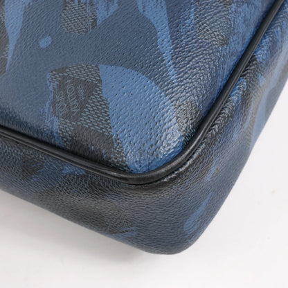 Louis Vuitton Damier Cobalt Camouflage Porte Documents Voyages 2Way Sac à main N41507