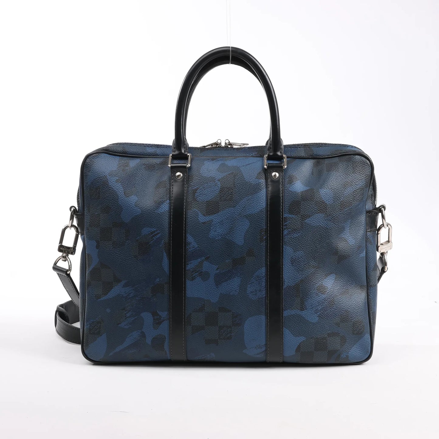 Louis Vuitton Damier Cobalt Camouflage Porte Documents Voyages 2Way Sac à main N41507