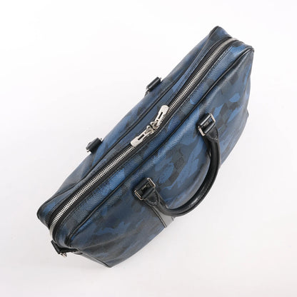 Louis Vuitton Damier Cobalt Camouflage Porte Documents Voyages 2Way Sac à main N41507