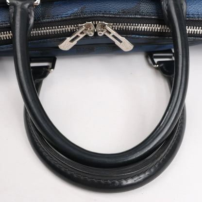Louis Vuitton Damier Cobalt Camouflage Porte Documents Voyages 2Way Sac à main N41507