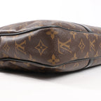 Louis Vuitton Porte Document Voyages PM Monogram Macassar Handbag in Brown M52005