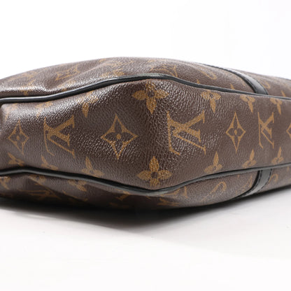 Louis Vuitton Porte Document Voyages PM Monogram Macassar Handbag in Brown M52005