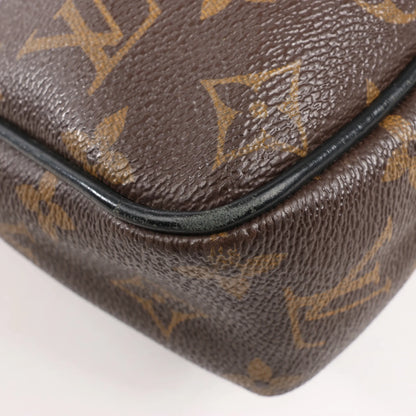 Louis Vuitton Porte Document Voyages PM Monogram Macassar Handbag in Brown M52005