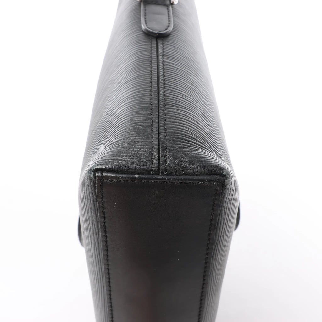 Louis Vuitton Porte Documents Jules Epi Leather Handbag in Black M50163