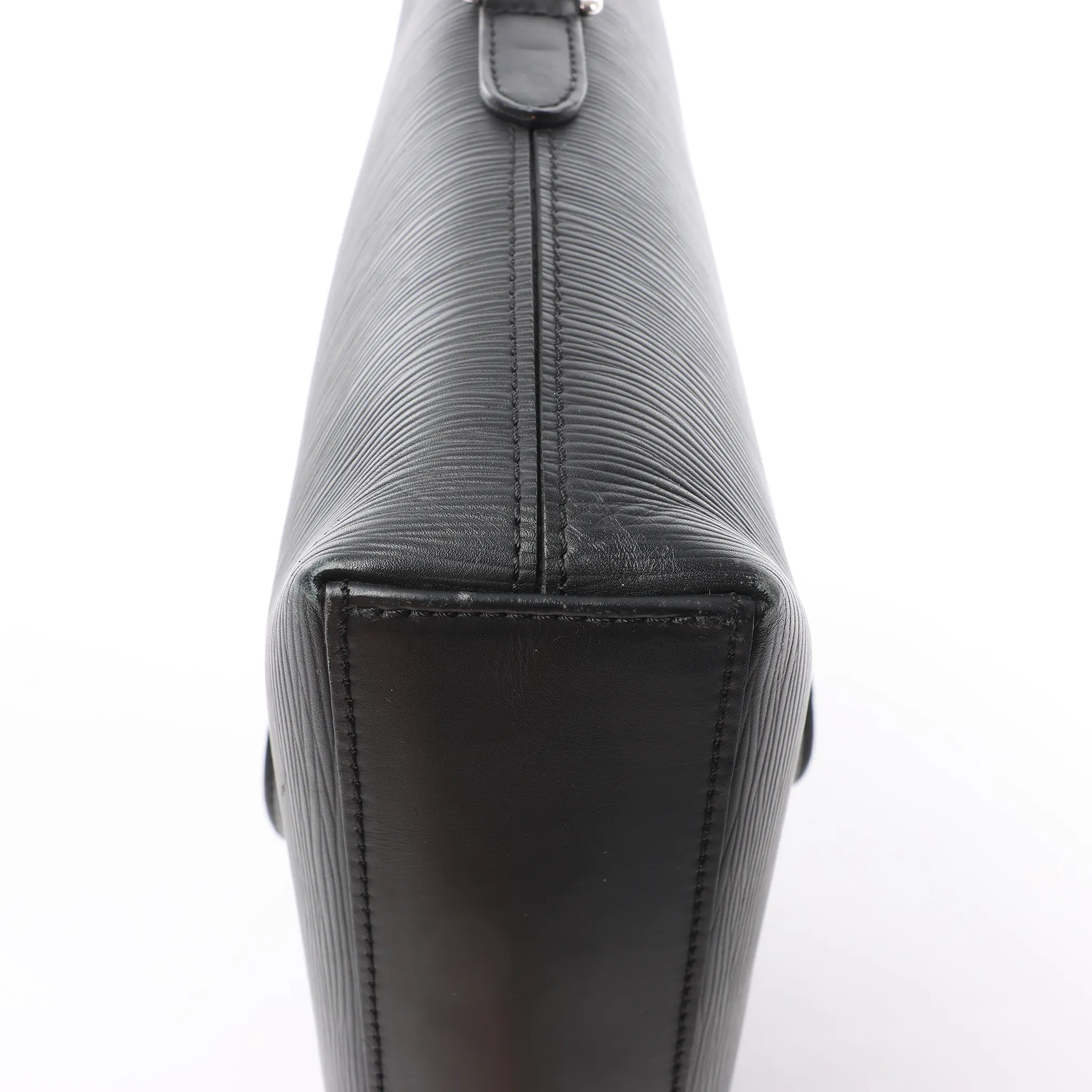 Louis Vuitton Porte Documents Jules Epi Leather Handbag in Black M50163