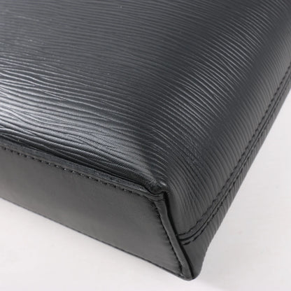 Louis Vuitton Epi Leather Porte Documents Jules Handbag in Black M50163