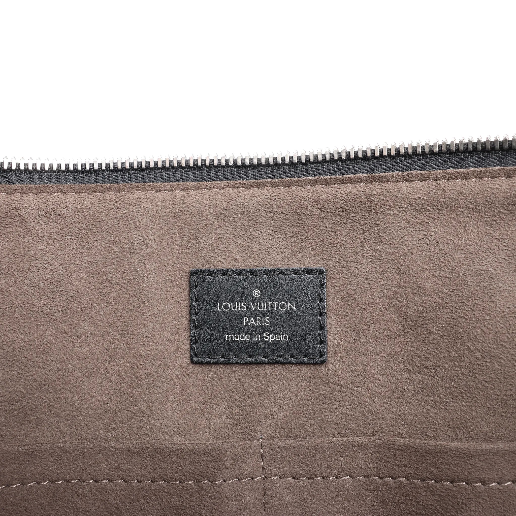 Louis Vuitton Epi Leather Porte Documents Jules Handbag in Black M50163
