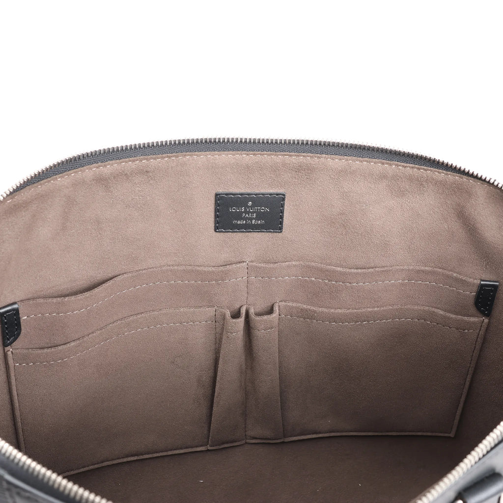 Louis Vuitton Epi Leather Porte Documents Jules Handbag in Black M50163