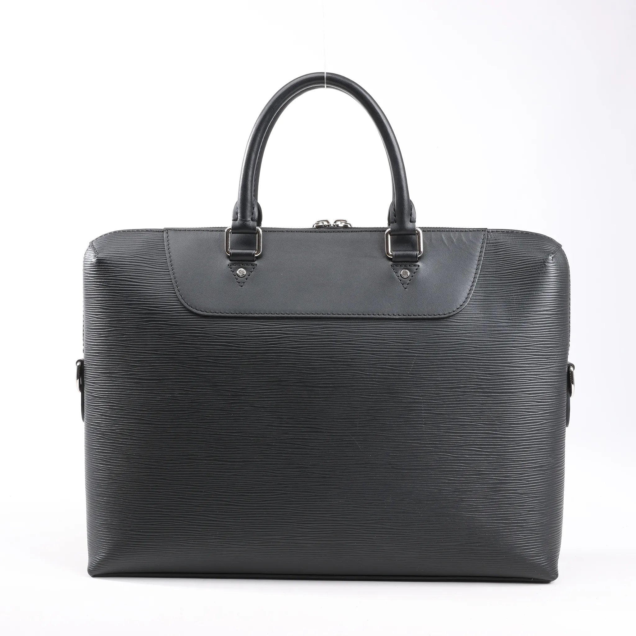 Louis Vuitton Epi Leather Porte Documents Jules Handbag in Black M50163