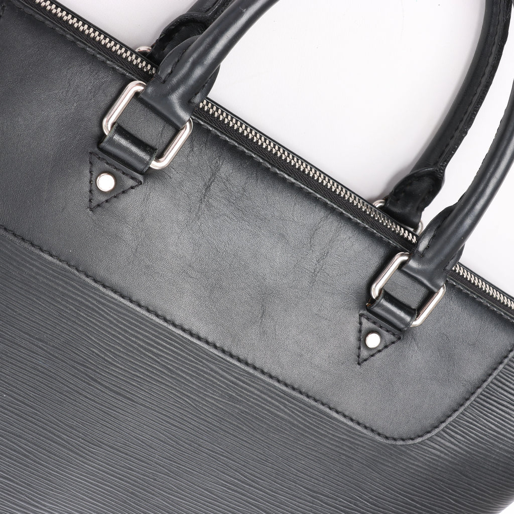 Louis Vuitton Porto Documan Jules Epi Leather Handbag in Black M50163