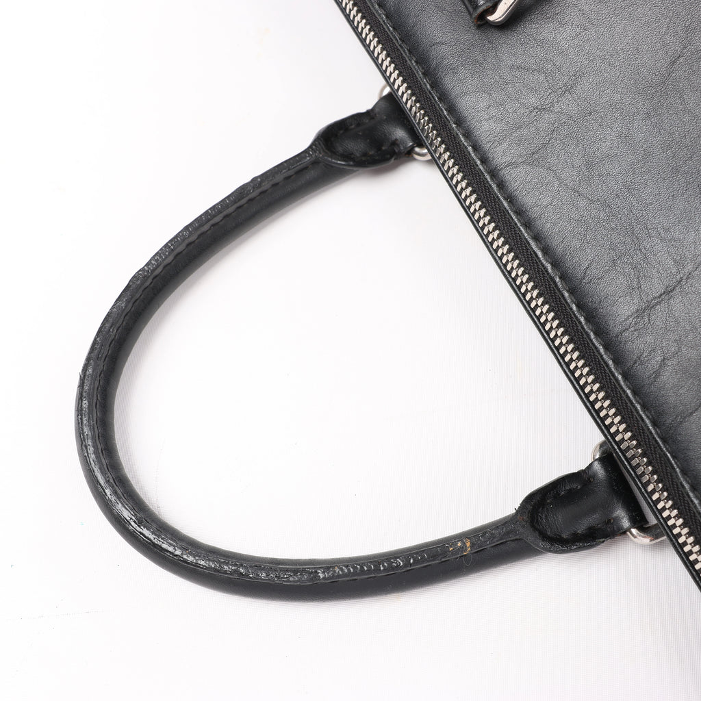 Louis Vuitton Porto Documan Jules Epi Leather Handbag in Black M50163
