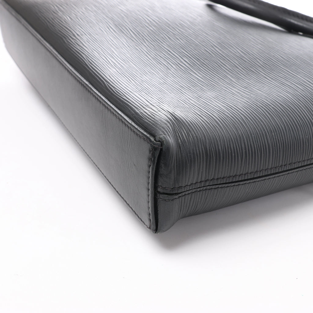 Louis Vuitton Porto Documan Jules Epi Leather Handbag in Black M50163