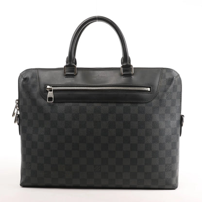Louis Vuitton Damier Graphite Porte Documents Jules NM Handbag in Black N48260