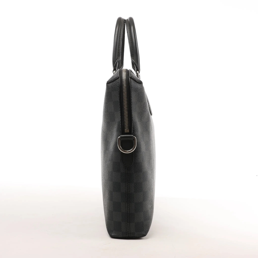 Louis Vuitton Damier Graphite Porte Documents Jules NM Handbag in Black N48260