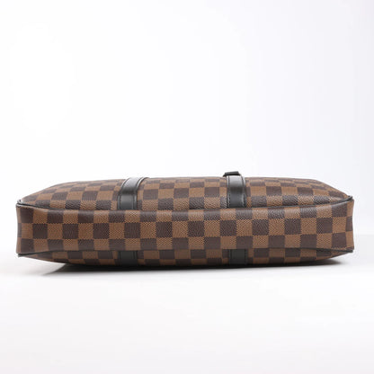 Louis Vuitton Damier Ebene Porte Documents Voyages Handbag in Brown N41466