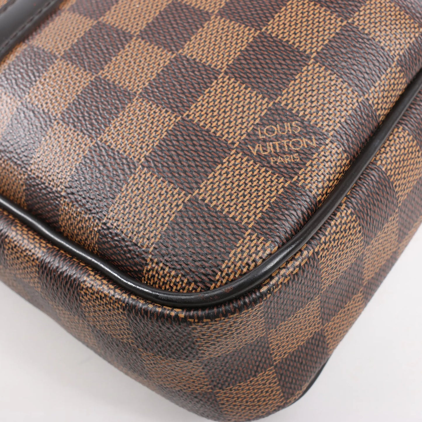 Louis Vuitton Damier Ebene Porte Documents Voyages Handbag in Brown N41466