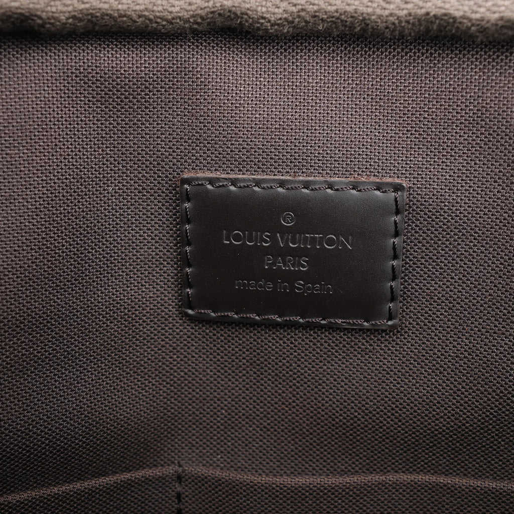 Louis Vuitton Damier Ebene Porte Documents Voyages Handbag in Brown N41466