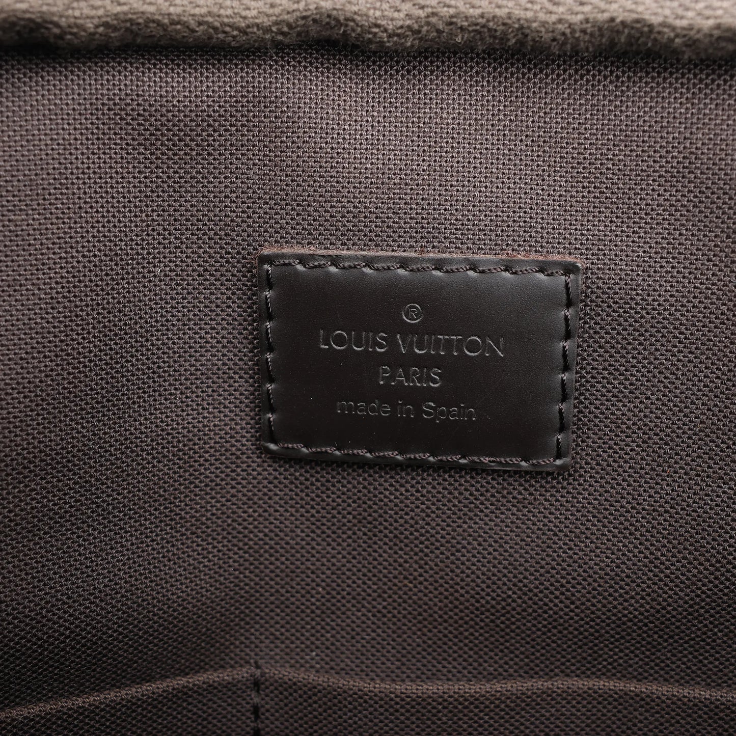 Louis Vuitton Damier Ebene Porte Documents Voyages Handbag in Brown N41466