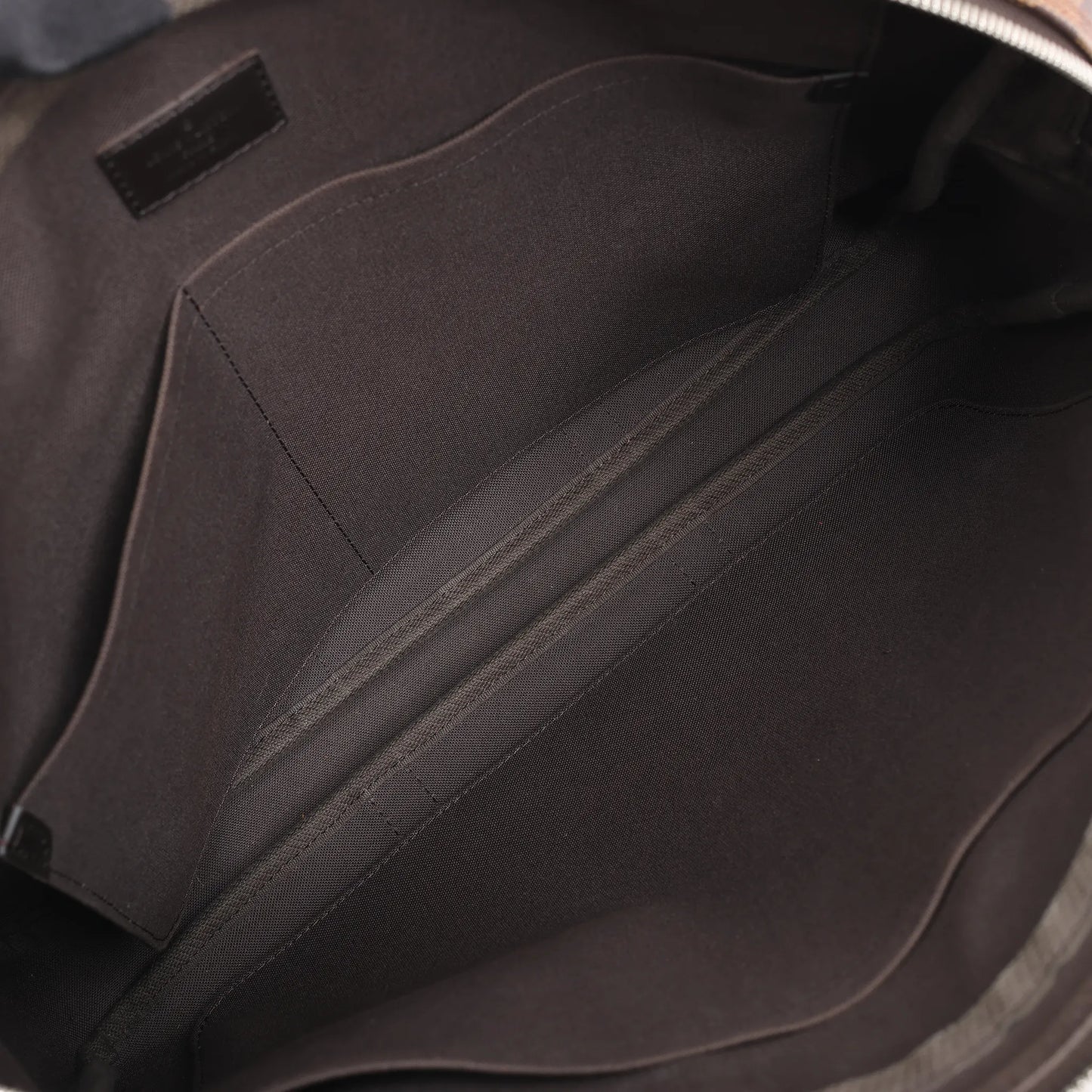 Louis Vuitton Damier Ebene Porte Documents Voyages Handbag in Brown N41466