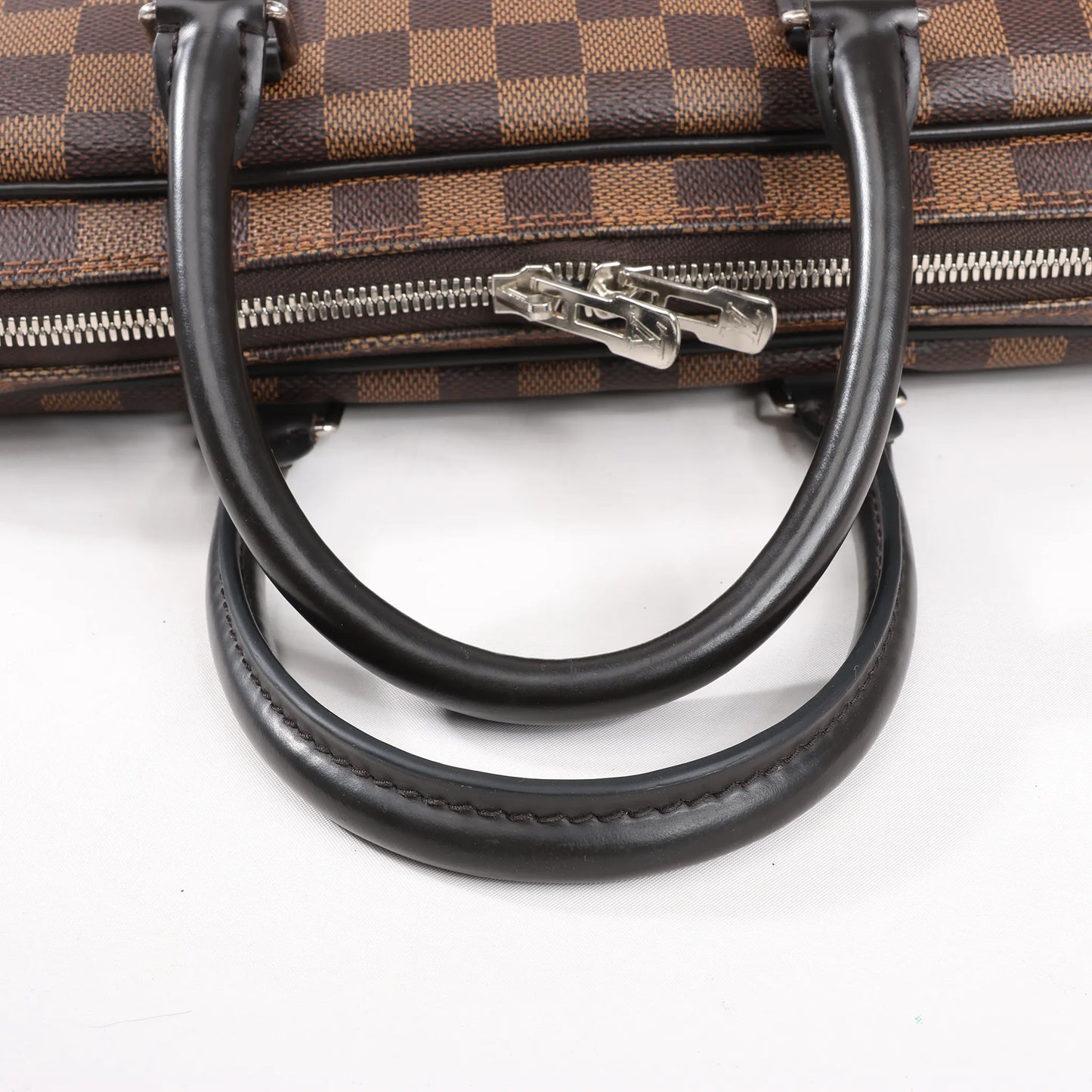 Louis Vuitton Damier Ebene Porte Documents Voyages Handbag in Brown N41466