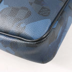 Louis Vuitton Cobalt Camouflage Porte Documents Voyages PM Handbag in Navy Blue x Black N41507