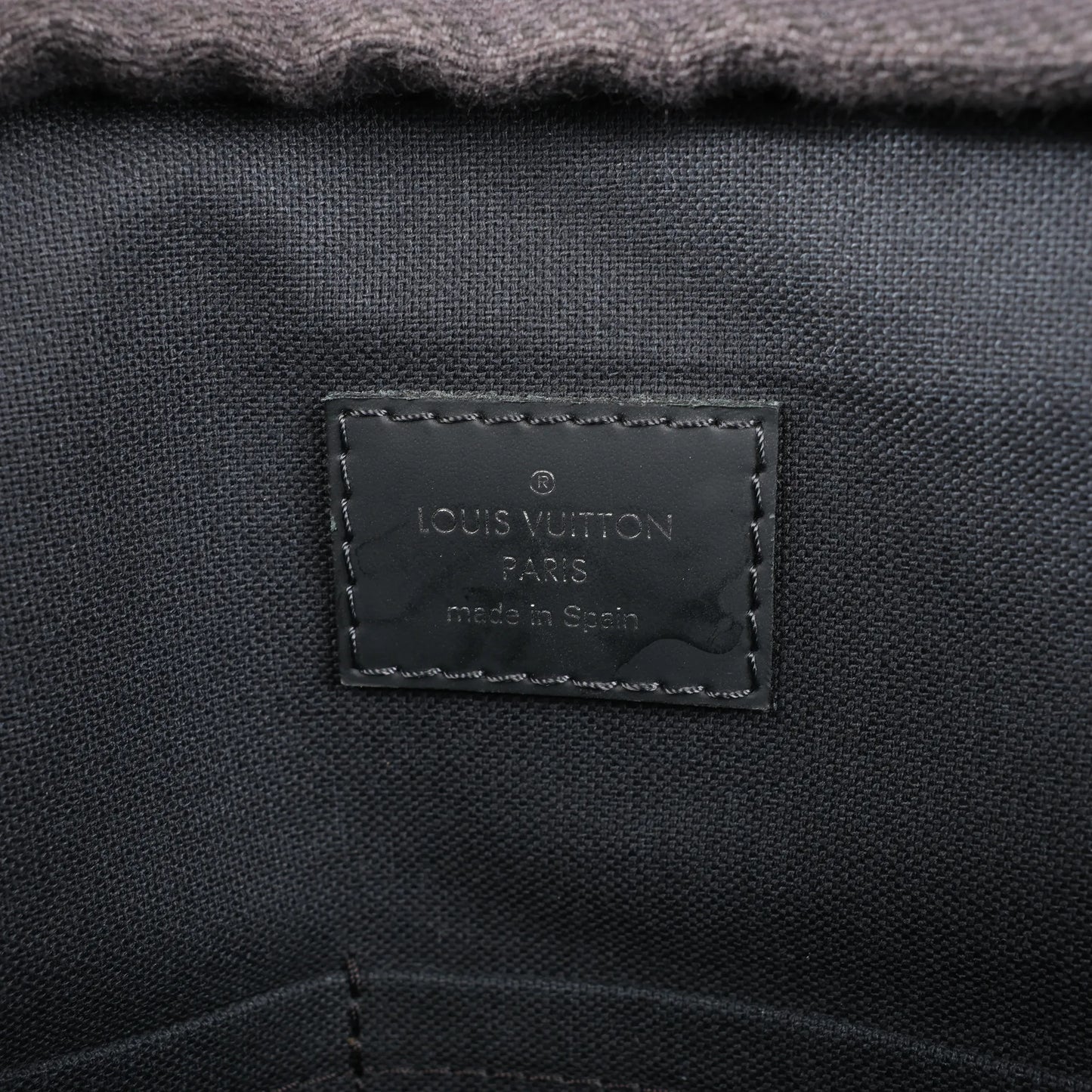 Louis Vuitton Cobalt Camouflage Porte Documents Voyages PM Handtasche in Marineblau x Schwarz N41507