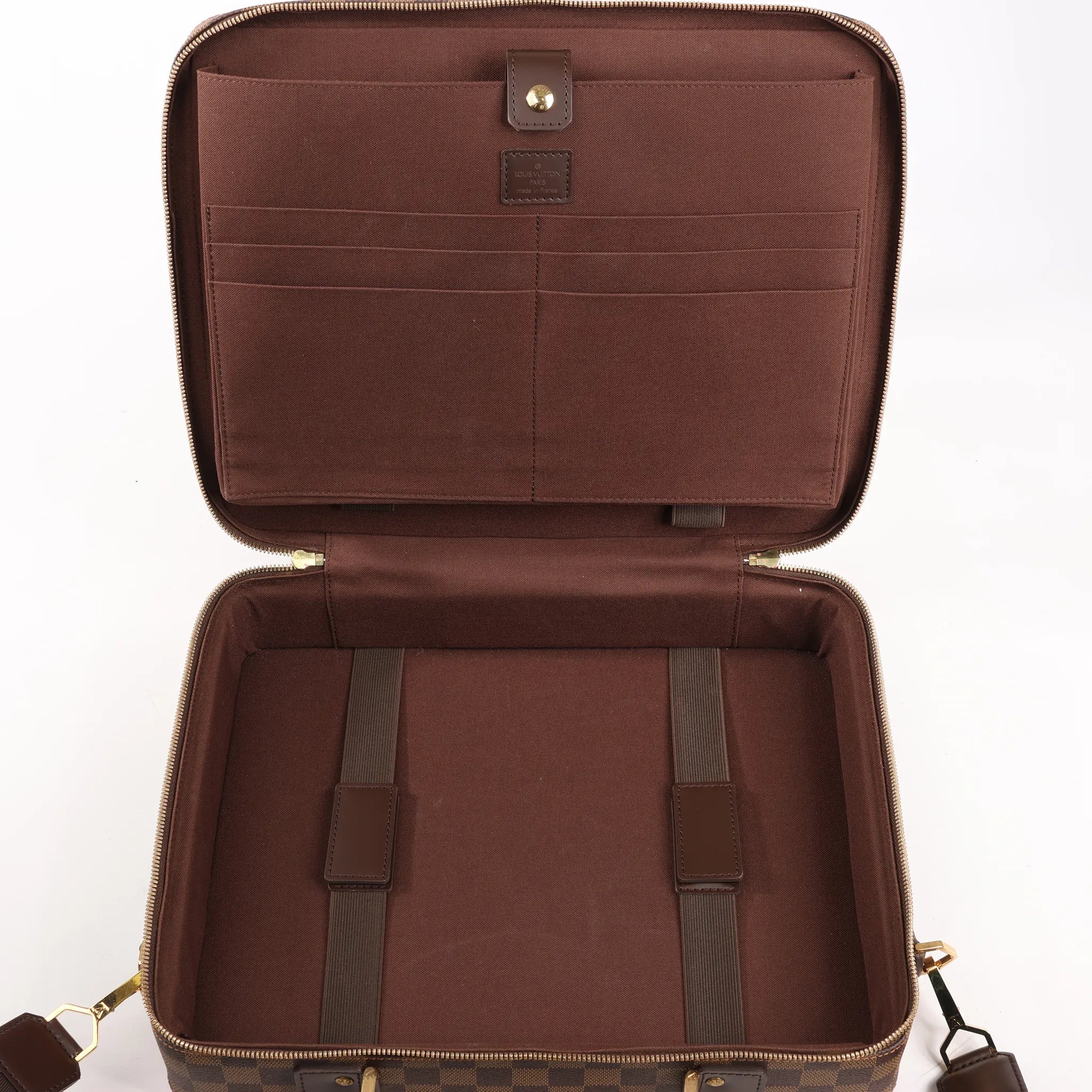 Louis Vuitton Damier Ebene Porto Ordino Tours Sabana 2Way Shoulder Bag N53355