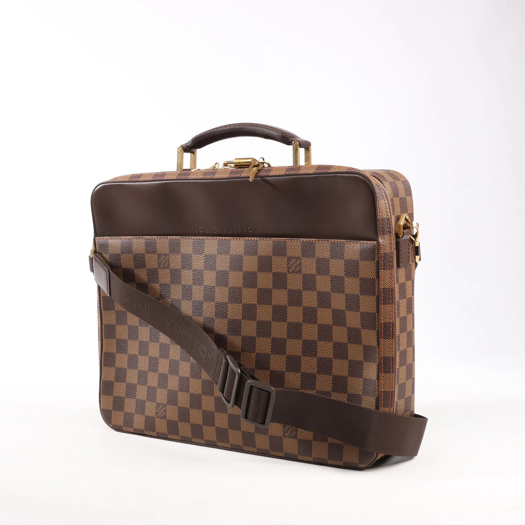 Louis Vuitton Damier Ebene Porto Ordino Tours Sabana 2Way Shoulder Bag N53355